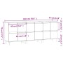 Aparadores 3 uds madera contrachapada blanco brillo von , Sideboards - Ref: Foro24-3190191, Preis: 214,68 €, Rabatt: %