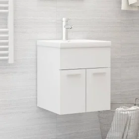 Furniture with white engineered wood sink by vidaXL, bathroom vanities - Ref: Foro24-3070811, Price: 116,57 €, Discount: %