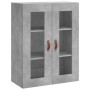 Aparador alto madera contrachapada gris hormigón 69,5x34x180 cm von , Sideboards - Ref: Foro24-3198317, Preis: 169,17 €, Raba...