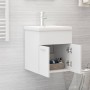 Furniture with white engineered wood sink by vidaXL, bathroom vanities - Ref: Foro24-3070811, Price: 126,38 €, Discount: %