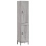Aparador alto madera contrachapada gris Sonoma 34,5x34x180 cm de , Aparadores - Ref: Foro24-3199119, Precio: 107,61 €, Descue...