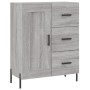 Aparador alto madera contrachapada gris sonoma 69,5x34x180 cm de , Aparadores - Ref: Foro24-3190035, Precio: 158,35 €, Descue...