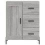 Aparador alto madera contrachapada gris sonoma 69,5x34x180 cm de , Aparadores - Ref: Foro24-3190035, Precio: 158,35 €, Descue...