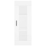 Aparador alto madera contrachapada blanco 34,5x34x180 cm by , Sideboards - Ref: Foro24-3199441, Price: 105,27 €, Discount: %