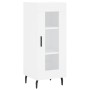 Aparador alto madera contrachapada blanco 34,5x34x180 cm by , Sideboards - Ref: Foro24-3199441, Price: 105,27 €, Discount: %