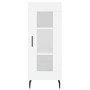 Aparador alto madera contrachapada blanco 34,5x34x180 cm by , Sideboards - Ref: Foro24-3199441, Price: 105,27 €, Discount: %