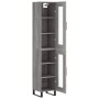Aparador alto madera contrachapada gris Sonoma 34,5x34x180 cm de , Aparadores - Ref: Foro24-3199455, Precio: 110,99 €, Descue...
