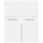 Mueble con lavabo blanco madera de ingeniería de vidaXL, Tocadores de baño - Ref: Foro24-3070811, Precio: 116,57 €, Descuento: %