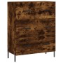 Aparador alto madera contrachapada roble ahumado 69,5x34x180 cm von , Sideboards - Ref: Foro24-3199758, Preis: 175,92 €, Raba...