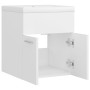 Furniture with white engineered wood sink by vidaXL, bathroom vanities - Ref: Foro24-3070811, Price: 126,38 €, Discount: %