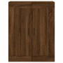 Aparador alto madera contrachapada marrón roble 69,5x34x180 cm by , Sideboards - Ref: Foro24-3200024, Price: 192,29 €, Discou...