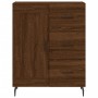 Aparador alto madera contrachapada marrón roble 69,5x34x180 cm by , Sideboards - Ref: Foro24-3200024, Price: 192,29 €, Discou...