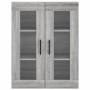 Aparador alto madera contrachapada gris sonoma 69,5x34x180 cm de , Aparadores - Ref: Foro24-3198303, Precio: 163,64 €, Descue...