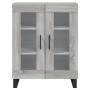Aparador alto madera contrachapada gris sonoma 69,5x34x180 cm de , Aparadores - Ref: Foro24-3198303, Precio: 163,64 €, Descue...
