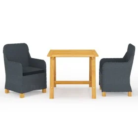 Dark gray 3-piece garden dining set by vidaXL, Garden sets - Ref: Foro24-3068731, Price: 317,03 €, Discount: %