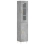 Aparador de madera contrachapada gris hormigón 34,5x34x180 cm von , Sideboards - Ref: Foro24-3199165, Preis: 93,91 €, Rabatt: %