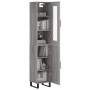 Aparador alto madera contrachapada gris Sonoma 34,5x34x180 cm de , Aparadores - Ref: Foro24-3199199, Precio: 125,15 €, Descue...