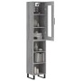 Aparador alto madera contrachapada gris Sonoma 34,5x34x180 cm von , Sideboards - Ref: Foro24-3199391, Preis: 98,45 €, Rabatt: %