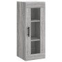 Aparador alto madera contrachapada gris Sonoma 34,5x34x180 cm von , Sideboards - Ref: Foro24-3199391, Preis: 98,45 €, Rabatt: %
