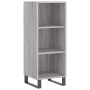 Aparador alto madera contrachapada gris Sonoma 34,5x34x180 cm von , Sideboards - Ref: Foro24-3199391, Preis: 98,45 €, Rabatt: %