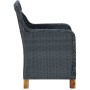 Juego de comedor para jardín 3 piezas gris oscuro de vidaXL, Conjuntos de jardín - Ref: Foro24-3068731, Precio: 320,38 €, Des...