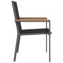 Sillas de jardín 6 uds textilene y acero negro 55x61,5x90 cm by , Garden chairs - Ref: Foro24-3187086, Price: 273,15 €, Disco...