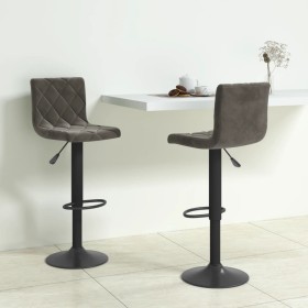 Taburetes de cocina 2 unidades terciopelo gris oscuro von , Küchenhocker - Ref: Foro24-333732, Preis: 130,10 €, Rabatt: %