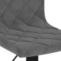 Taburetes de cocina 2 unidades terciopelo gris oscuro by , Kitchen stools - Ref: Foro24-333732, Price: 130,10 €, Discount: %