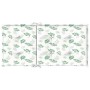 Cojines de silla de respaldo bajo 2 uds tela estampado de hojas de , Cojines para sillas y sofás - Ref: Foro24-361328, Precio...