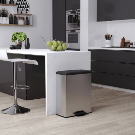 Curver Papelera de pedal Deco plateado 65 L von , Mülltonnen und Mülltonnen - Ref: Foro24-442066, Preis: 83,76 €, Rabatt: %