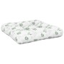 Cojín para palés tela Oxford estampado de hojas 58x58x10 cm de , Cojines para sillas y sofás - Ref: Foro24-360918, Precio: 20...