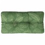 Cojín para palés tela estampado de hojas 80x40x12 cm by , Cushions for chairs and sofas - Ref: Foro24-360620, Price: 29,11 €,...