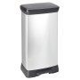 Curver Papelera de pedal Deco plateado 50 L von , Mülltonnen und Mülltonnen - Ref: Foro24-442064, Preis: 75,07 €, Rabatt: %