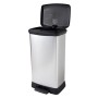 Curver Papelera de pedal Deco plateado 50 L von , Mülltonnen und Mülltonnen - Ref: Foro24-442064, Preis: 75,07 €, Rabatt: %
