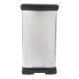 Curver Papelera de pedal Deco plateado 50 L von , Mülltonnen und Mülltonnen - Ref: Foro24-442064, Preis: 75,07 €, Rabatt: %