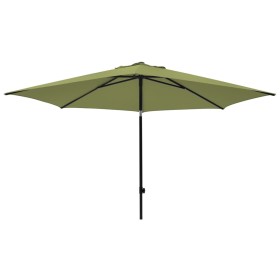 Madison Sombrilla de jardín Mykanos verde 250 cm de , Sombrillas - Ref: Foro24-447162, Precio: 122,28 €, Descuento: %