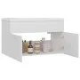 Glossy white engineered wood cabinet with sink by vidaXL, bathroom vanities - Ref: Foro24-3070835, Price: 183,63 €, Discount: %