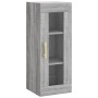 Aparador alto madera contrachapada gris Sonoma 34,5x34x180 cm by , Sideboards - Ref: Foro24-3199167, Price: 95,52 €, Discount: %