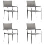 Juego de comedor para jardín 5 piezas ratán sintético gris by , Garden sets - Ref: Foro24-3156754, Price: 231,19 €, Discount: %