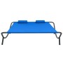 Tumbona de exterior de tela azul de , Camas para exteriores - Ref: Foro24-313531, Precio: 98,82 €, Descuento: %