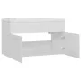 Glossy white engineered wood cabinet with sink by vidaXL, bathroom vanities - Ref: Foro24-3070835, Price: 183,63 €, Discount: %