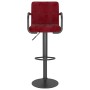 Taburetes de cocina 2 unidades terciopelo rojo vino tinto by , Kitchen stools - Ref: Foro24-334665, Price: 148,79 €, Discount: %