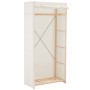Armario de tela blanco 79x40x170 cm von , Kleiderschränke - Ref: Foro24-248192, Preis: 91,33 €, Rabatt: %