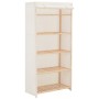 Armario de tela blanco 79x40x170 cm von , Kleiderschränke - Ref: Foro24-248190, Preis: 111,03 €, Rabatt: %