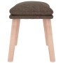 Reposapiés de tela color gris taupe 45x29,5x35 cm by , Ottomans - Ref: Foro24-341433, Price: 36,69 €, Discount: %