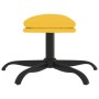 Reposapiés de tela amarillo mostaza 60x60x36 cm by , Ottomans - Ref: Foro24-341574, Price: 45,25 €, Discount: %