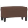 Banco de cuero sintético marrón 70x35x41 cm de , Bancos - Ref: Foro24-349441, Precio: 44,36 €, Descuento: %