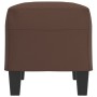 Banco de cuero sintético marrón 70x35x41 cm de , Bancos - Ref: Foro24-349441, Precio: 44,36 €, Descuento: %