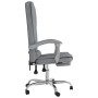 Silla de oficina reclinable con masaje de tela gris claro von , Bürostühle - Ref: Foro24-349661, Preis: 117,47 €, Rabatt: %