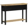Mesa consola madera maciza de mango rugosa 110x30x75 cm de , Mesas auxiliares - Ref: Foro24-351618, Precio: 230,48 €, Descuen...